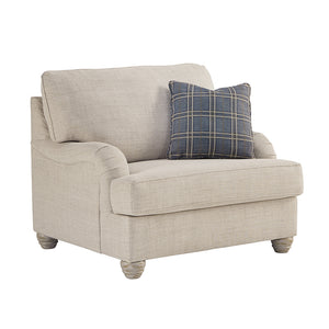 Isabelle Traemore 1 Seater Fabric Sofa with Ottoman