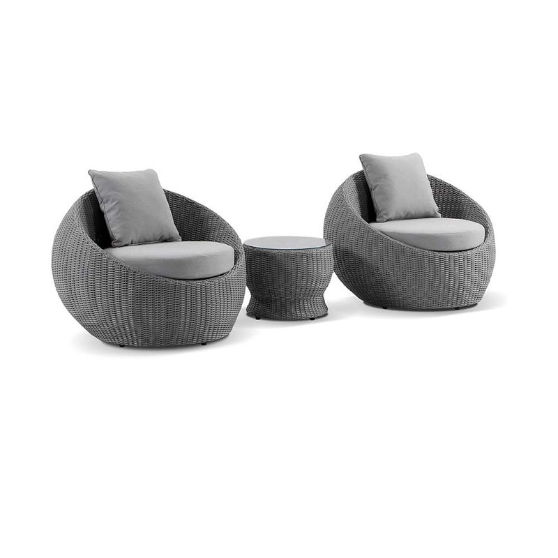 Newport 2+1+1 Outdoor Wicker Lounge with Tables Set