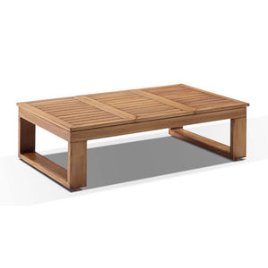 Santorini 3+2+1+1 Outdoor Aluminium Lounge Set with Coffee Table in Teak Timber Look Finish